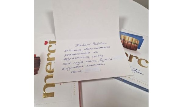 The gratitude of our residents' families...